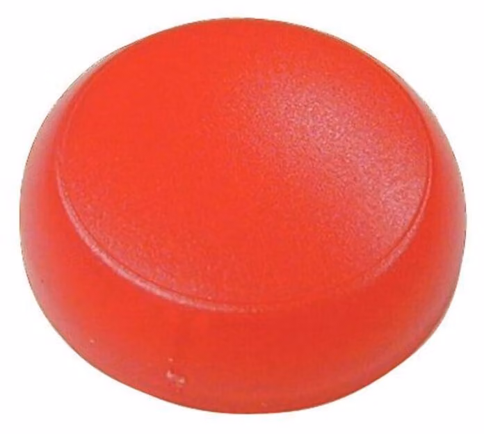 Lente per indicatore rosso, piatta - Lente per indicatore rosso M22-XL-R