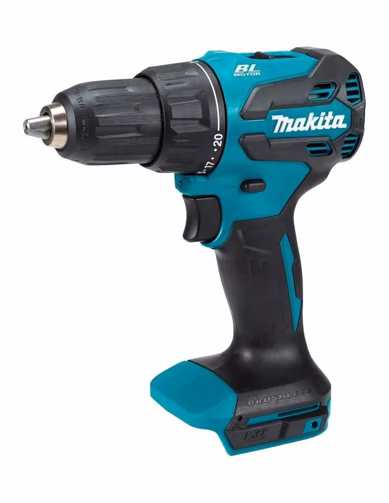 Trapano a percussione Makita DHP490RTJ con 2 batterie da 5,0 Ah, caricabatterie DC18RC e sistema di trasporto MAKPAC 2 – 2