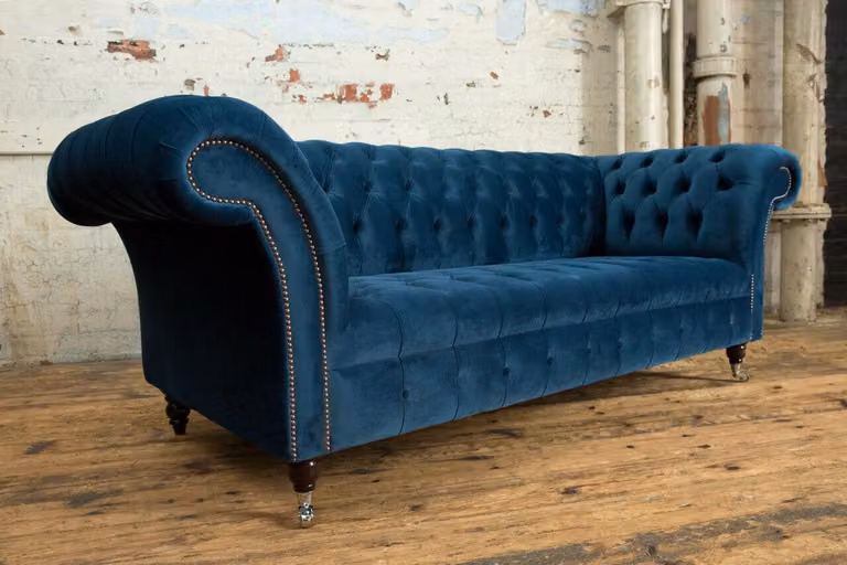Big sofa chesterfield couch sofa polster designer couchen samt leder