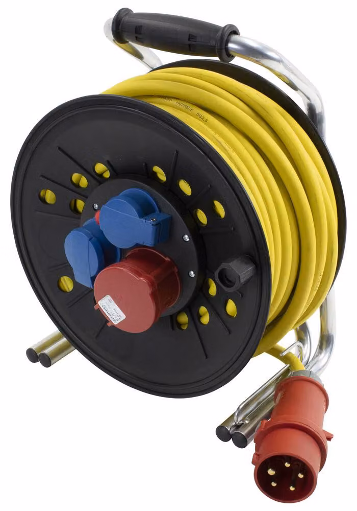 Avvolgicavo Dönges per vigili del fuoco, secondo ÖBFV, 230 V/400 V, 16 A (ÖBFV)