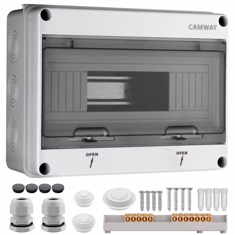 Solidchoice - Scatola di derivazione impermeabile con 12 moduli - Grado di protezione IP65