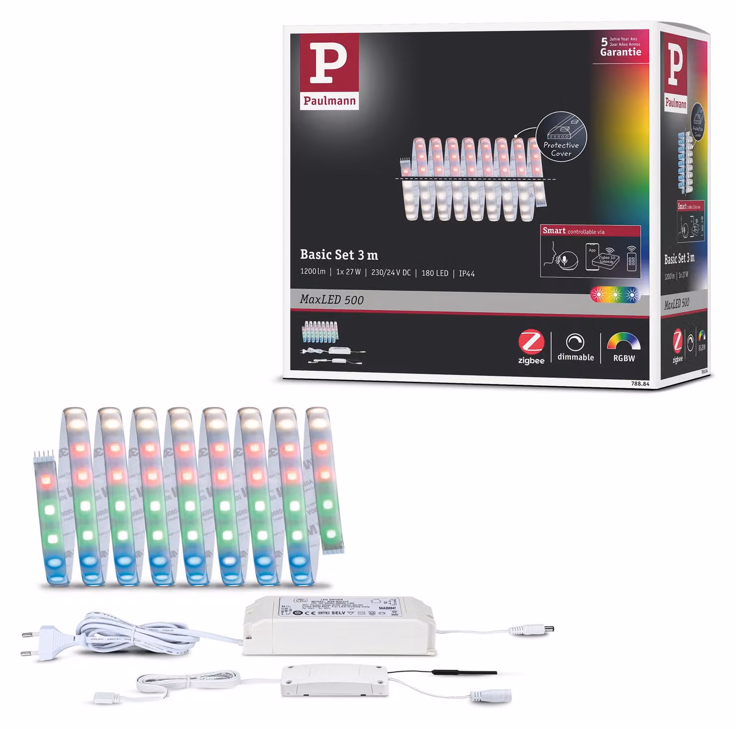 Paulmann MaxLED 500 Striscia LED RGBW Basisset