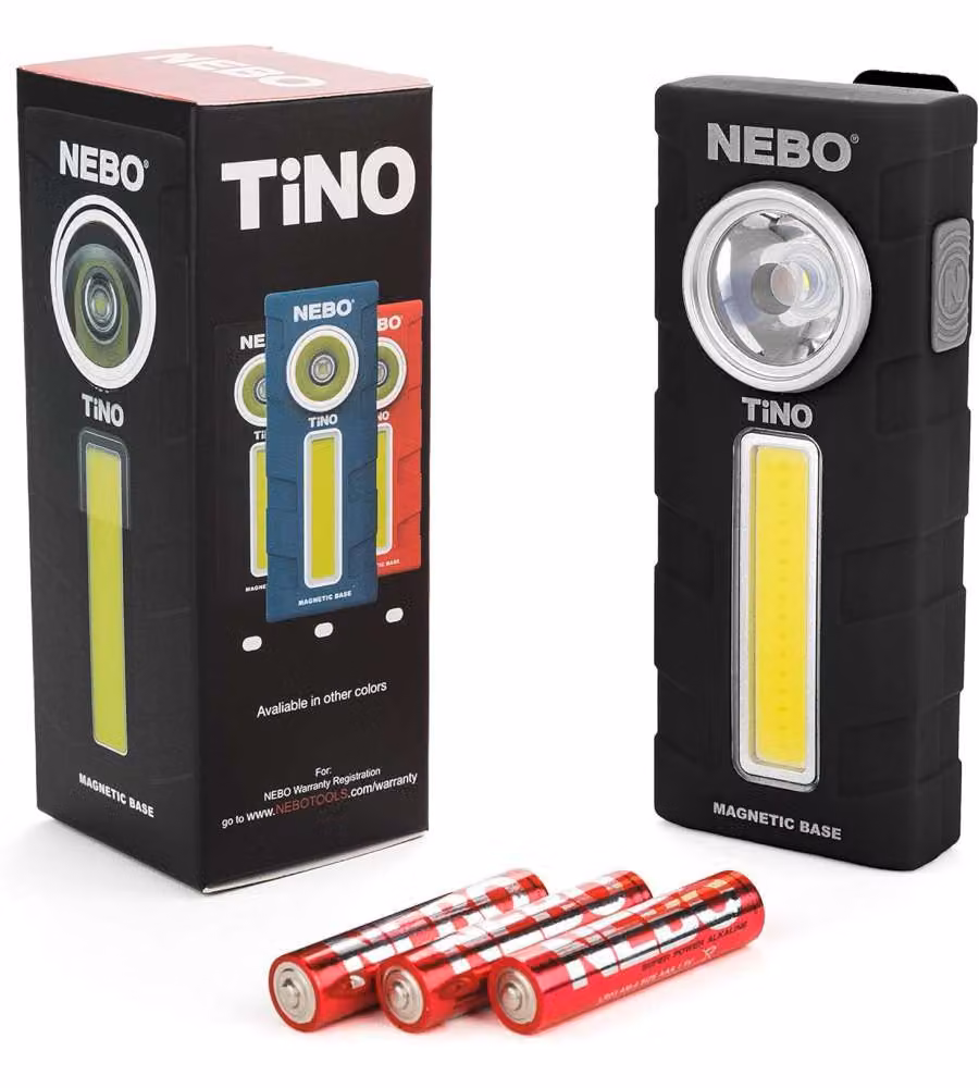TiNO Torcia Multifunzione 300 Lumen con magnete impermeabile