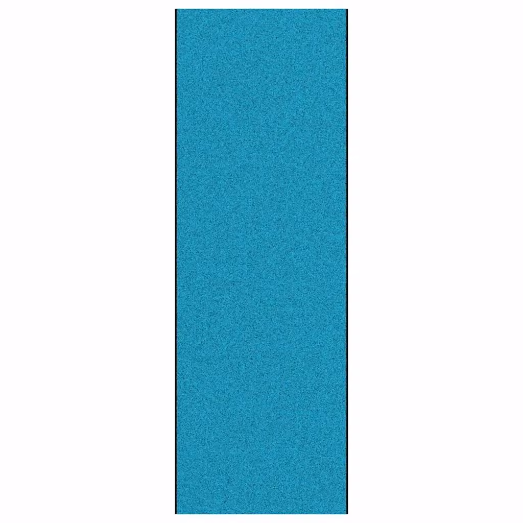 Tappeto rettangolare moderno vidaXL in poliammide e PVC, Blu e Nero, L: 120 cm, P: 350 cm, H: 1 cm – 2