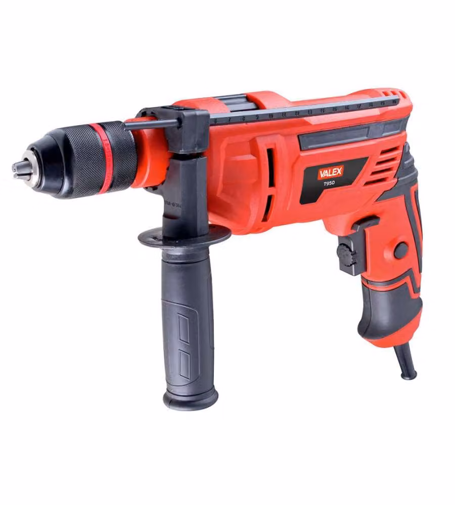 VALEX Trapano Percussione 950W 2 Velocità con Finitura Blu