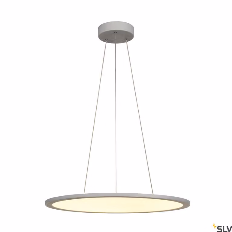 lampada a sospensione LED piatta Pannello 60 PD Round Dali dimmerabile round grey 3000K bianco caldo