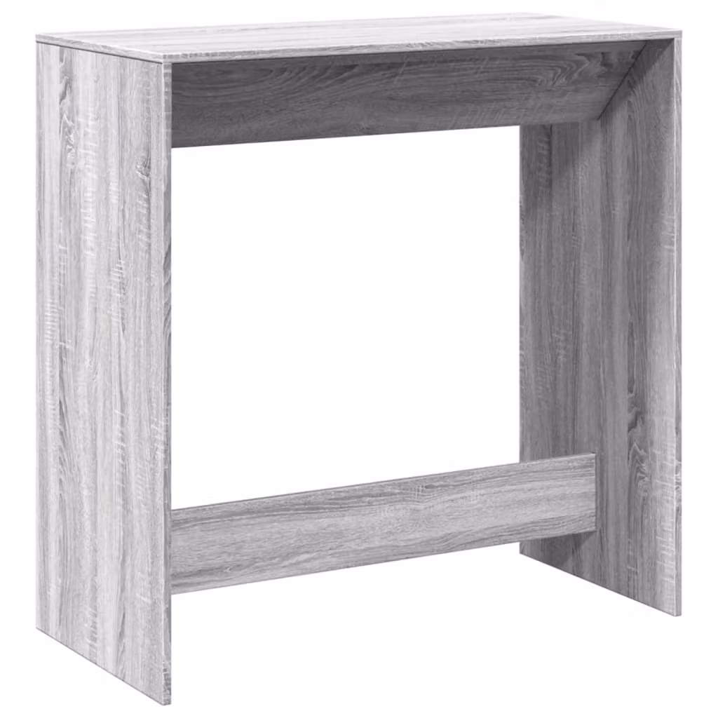 Tavolo da Bar Grigio Sonoma 102x50x103,5cm in Legno Multistrato