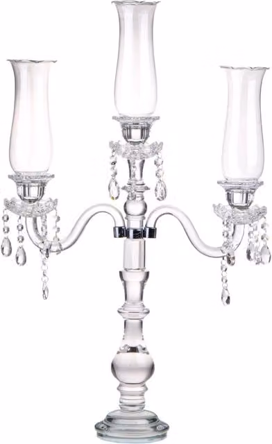 Porta Candele x 3 con Parafiamma Ø 48 H 77 cm