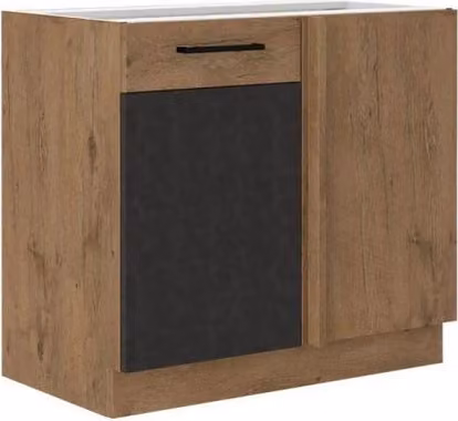 Mobile cucina basso 90 cm ZHILAN - rovere lancelot / matera
