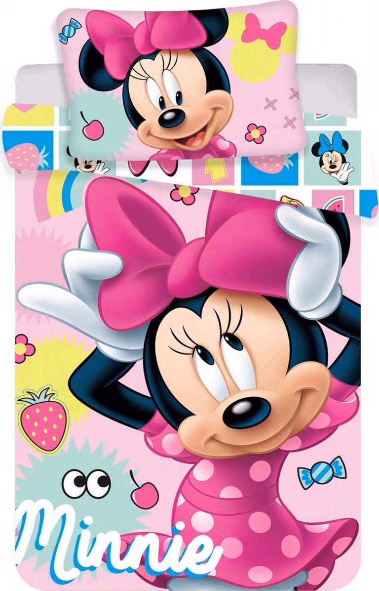Disney Minnie Tidy biancheria da letto per bambini 100×135 cm, 40×60 cm
