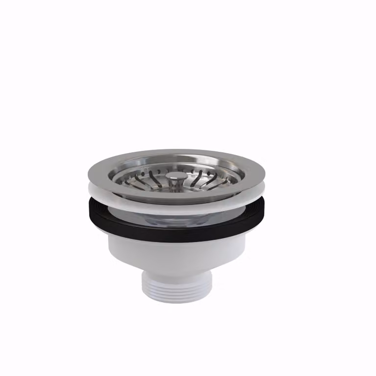 Alcadrain Ablaufventil für Spülbecken 6/4" mit einem Edelstahlgitter DN115