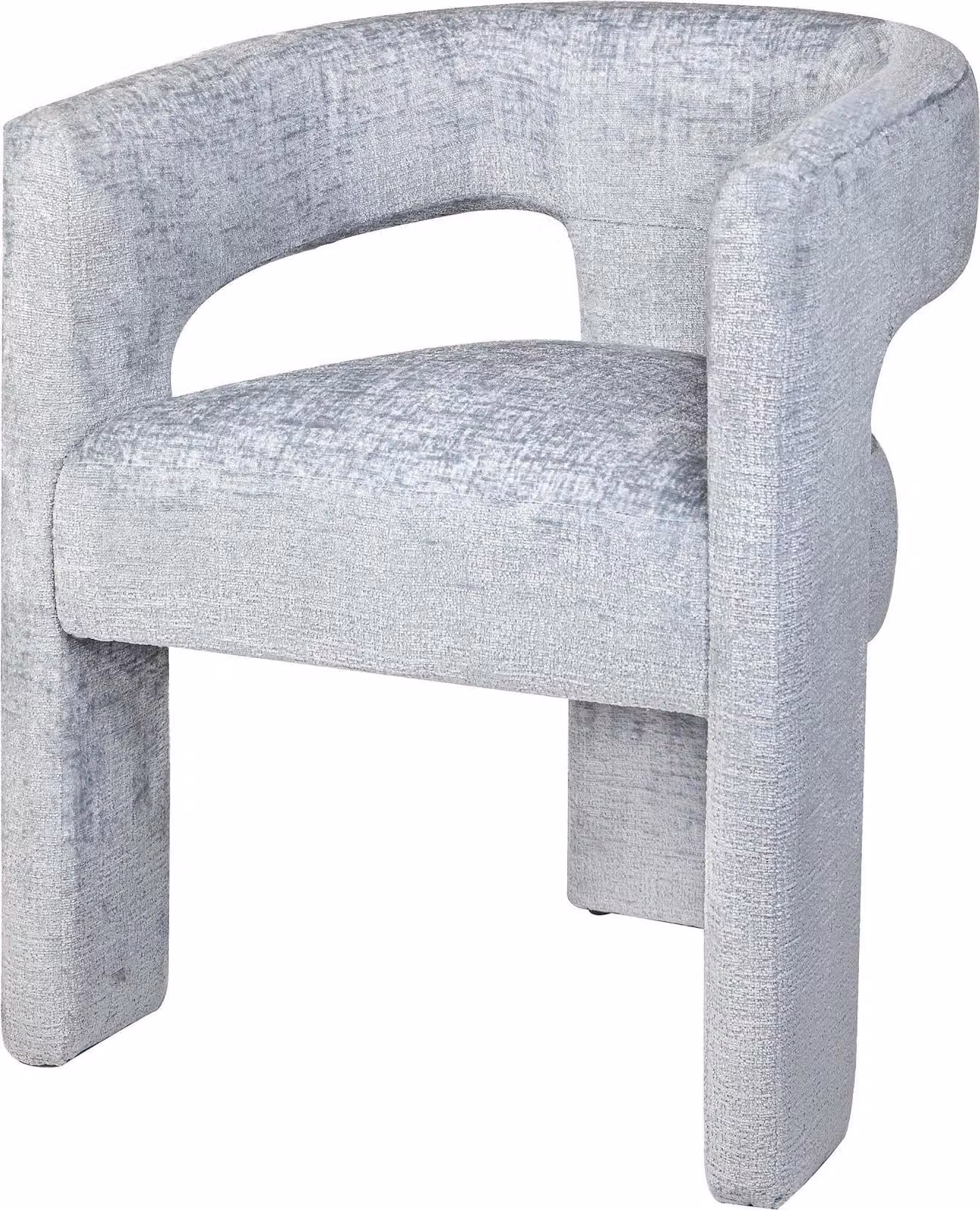 FURNLUX Sedia da pranzo Leith azzurro 62cm / Colore principale: Blu / Dimensioni: 62 x 75 x 58 cm