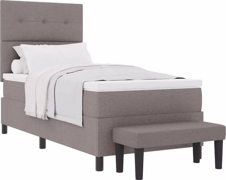 Letto a molle con testiera Talpa 100 x 200 cm Tessuto