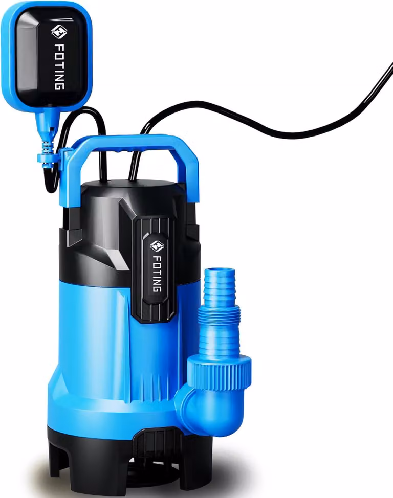 Pompa sommergibile portatile - Pompa per acqua - Pompa per acque sporche - Pompa per piscine - Pompa per stagni ornamentali - Potenza: 900 W
