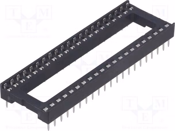 5x Zoccolo: DIP DS1009-42AT1WX, zoccolo DIP, tipo Stard, montaggio a foro passante, passo 15,24 mm, 42 pin
