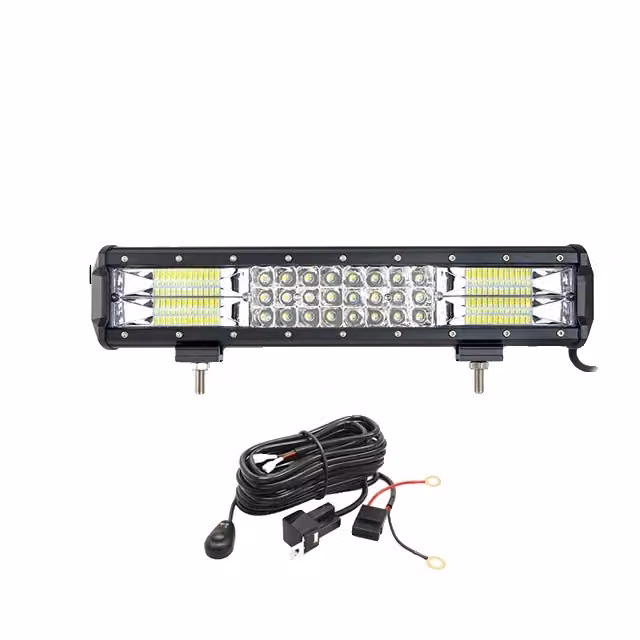Luce da lavoro a LED, a fascio combinato, fuoristrada, 216w con set di cavi