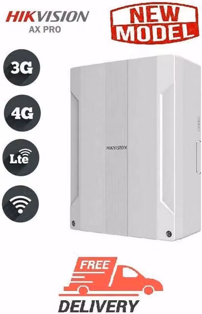 Sistema Antifurto Ibrido Hikvision AX PRO 16 Zone Wireless Wifi con App dedicata Bianco