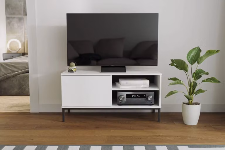 Tavolino per TV NIXI - bianco