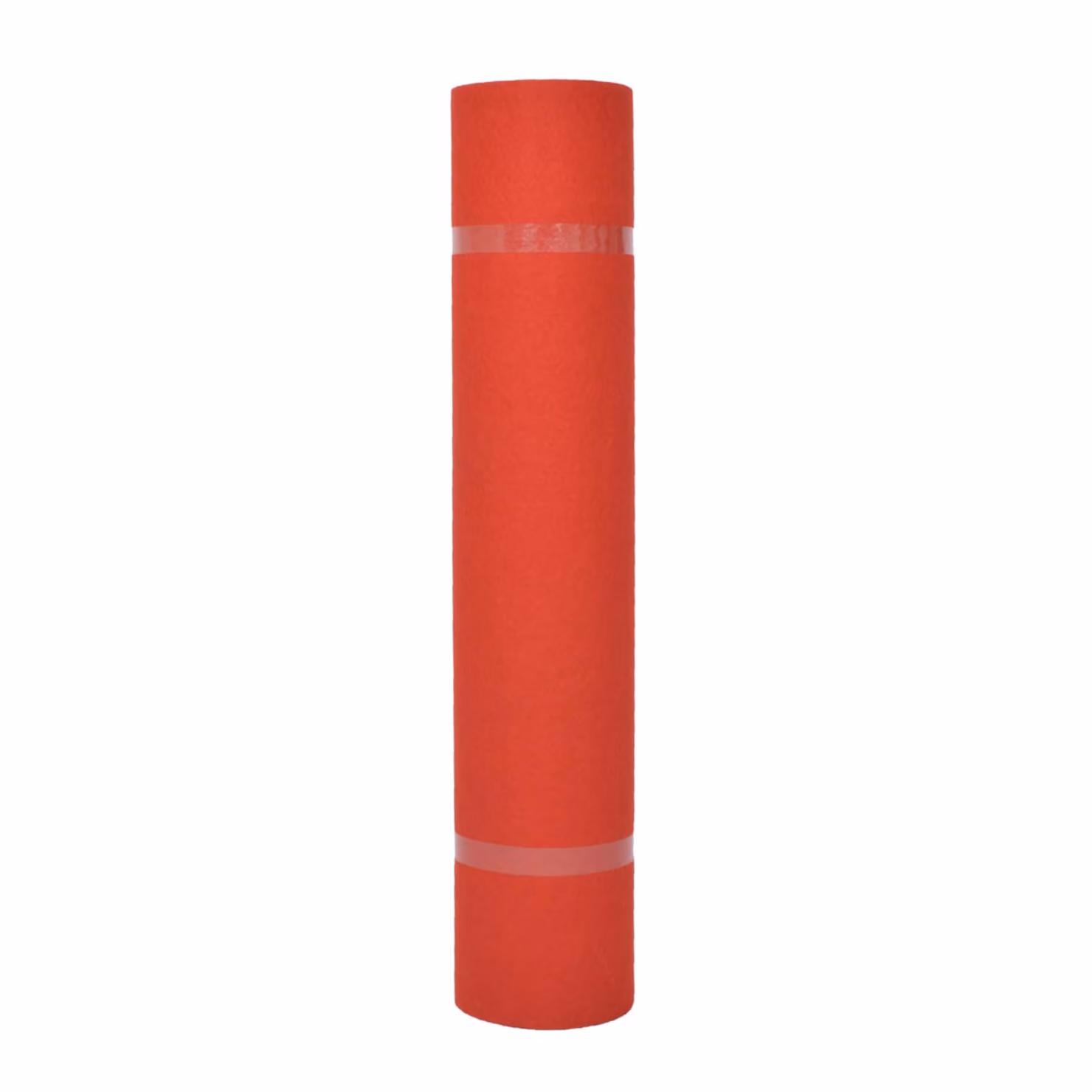 Tappeto moderno vidaXL rosso a tinta unita in poliestere per corridoio L: 24 m, P: 1 m