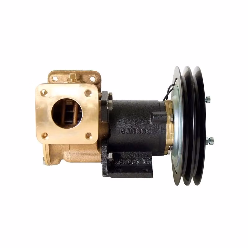 Pompa frizione Jabsco in ottone multicolore con piedistallo 24V – 2