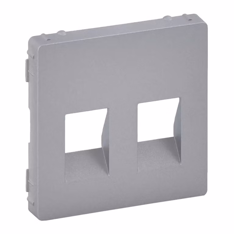 Legrand Valena Allure Copertura per presa per altoparlante con morsetti a molla. Colore: alluminio 755372