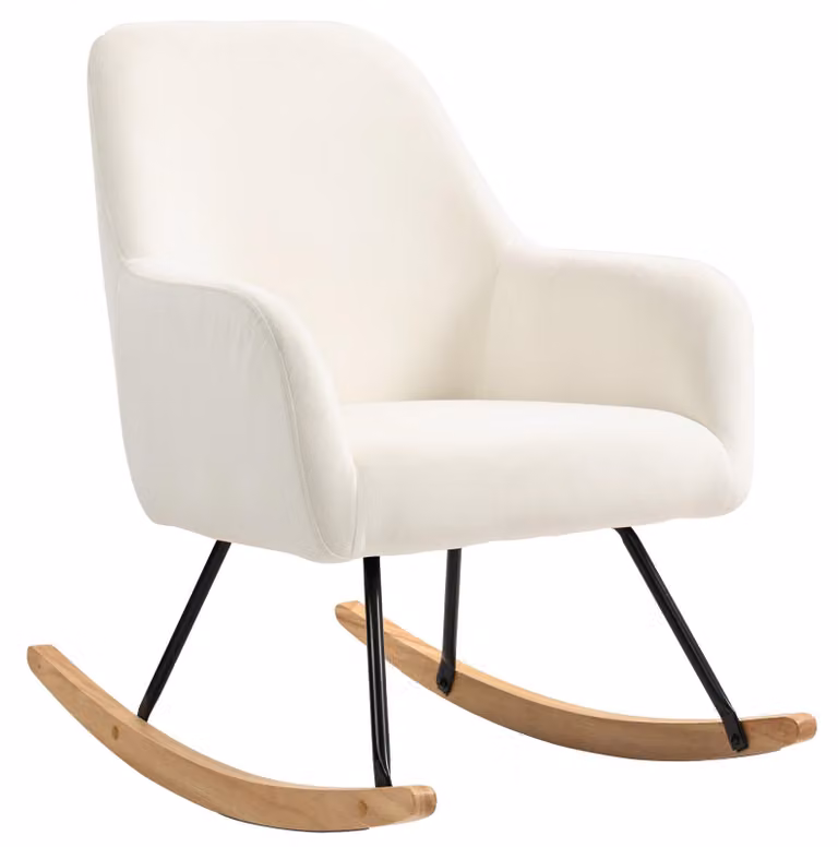 Poltrona girevole - Poltrona reclinabile girevole - Sedia da ufficio - Poltrona a conchiglia - Tessuto vellutato - Imbottitura confortevole di 8 cm