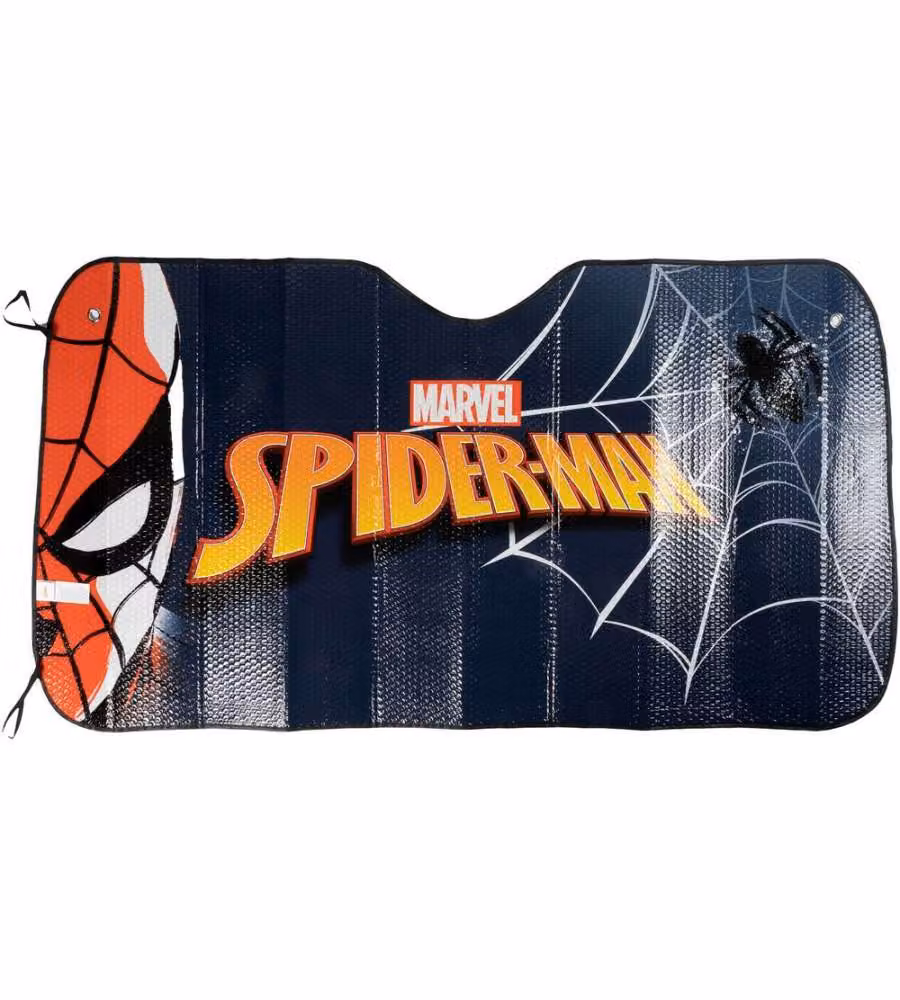 Parasole anteriore parabrezza auto Spiderman 130x70cm bambini cartoni