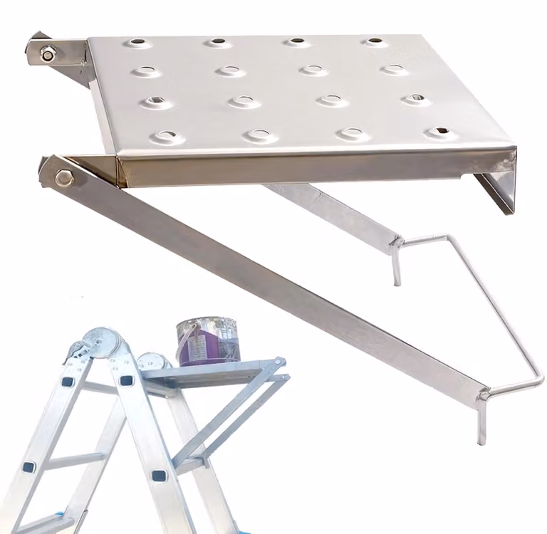 Piattaforma di sicurezza per scale, piattaforma di lavoro per scale, portata massima 150 kg