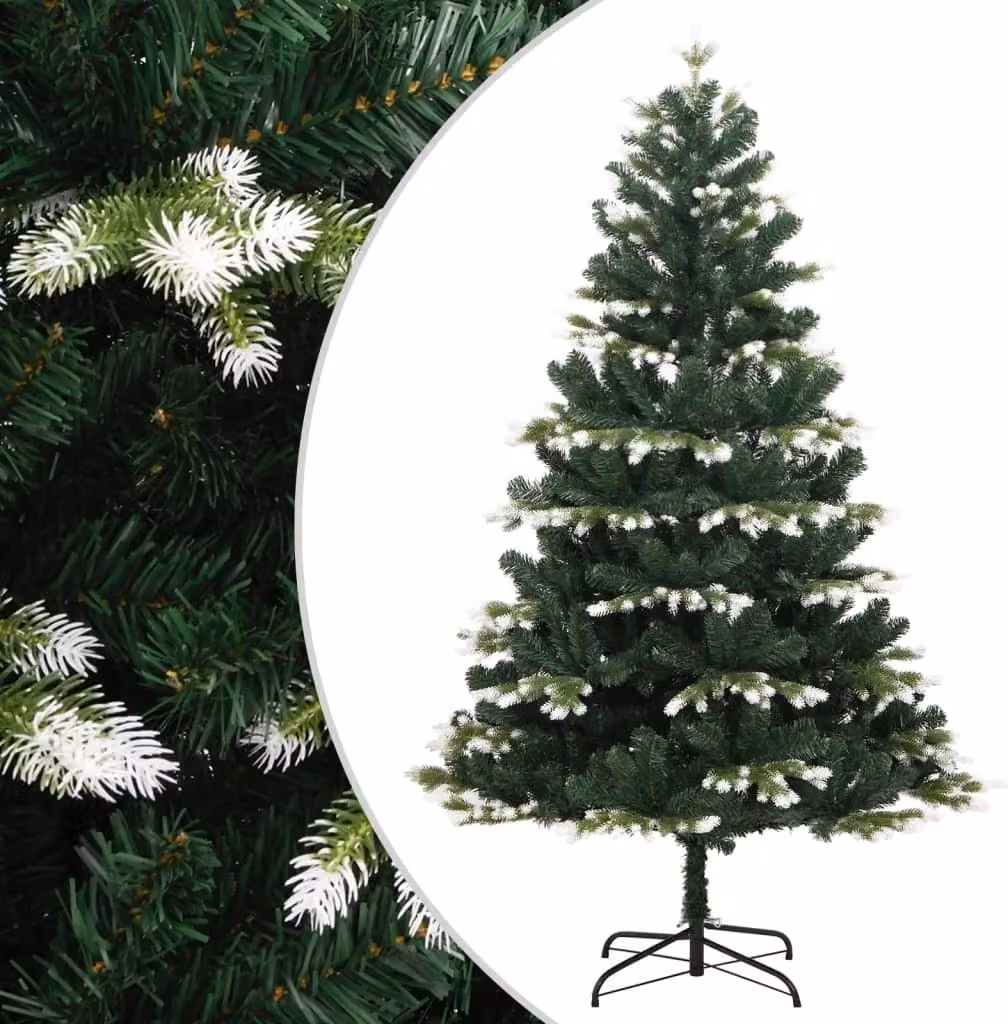 Maison Exclusive - Albero di Natale artificiale pieghevole con effetto neve, 210 cm