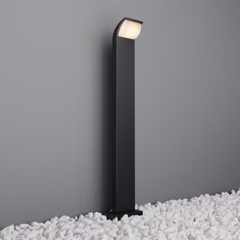 Palo luminoso da esterno grafite incassato LED 7W Stock Maytoni
