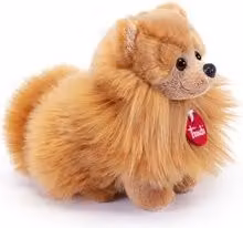 Peluche Cane Pomerania Biscuit Trudi Marrone L 23 cm x P 22 cm x H 9 cm