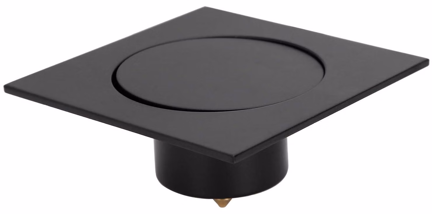 Scarico a pavimento in ottone - Modello a scomparsa - Adatto per doccia/WC - Con sistema anti-riflusso - Resistente agli odori - Attacco da 50 mm/75 mm - Scarico