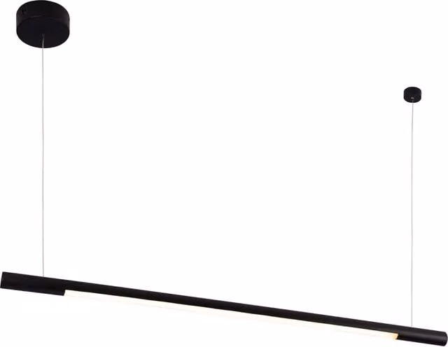 Lampada a sospensione nera 100cm Organic LED 16W Maxlight