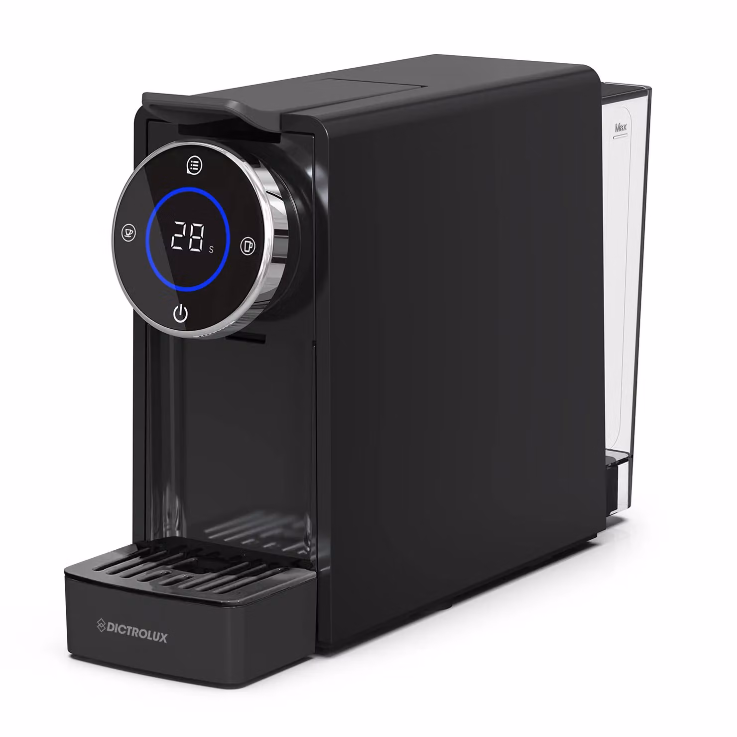 Macchina da Caffè Digitale Dictrolux Rebeka Black ST-502S da 1450 Watt Compatibile con Capsule Nespresso Original – 1