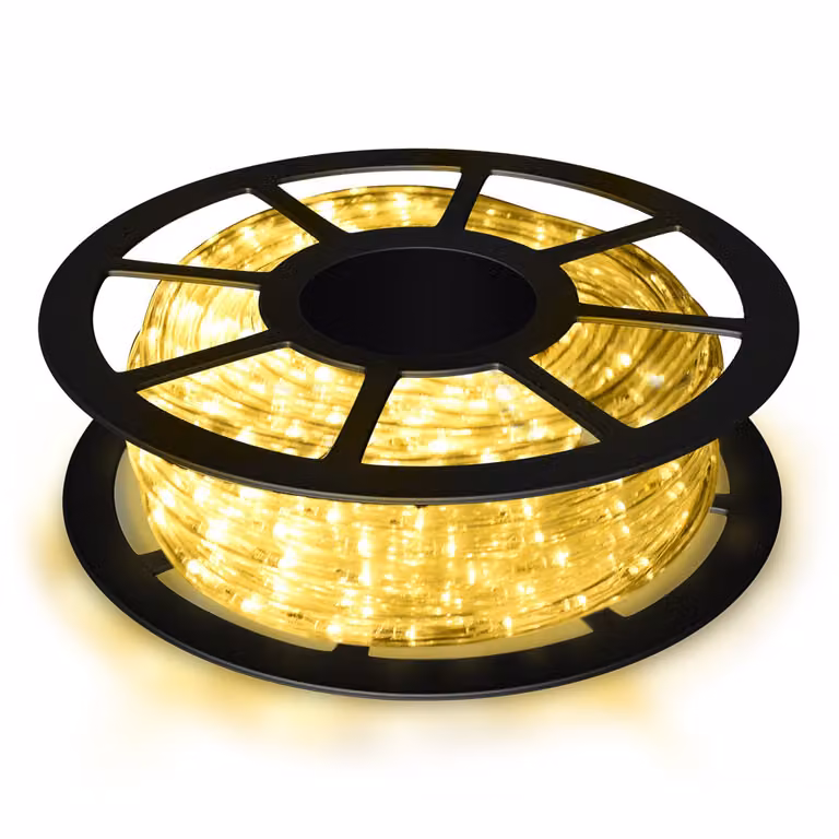 Tubo luminoso natalizio Costway con 720 LED bianco caldo, lunghezza 20 m