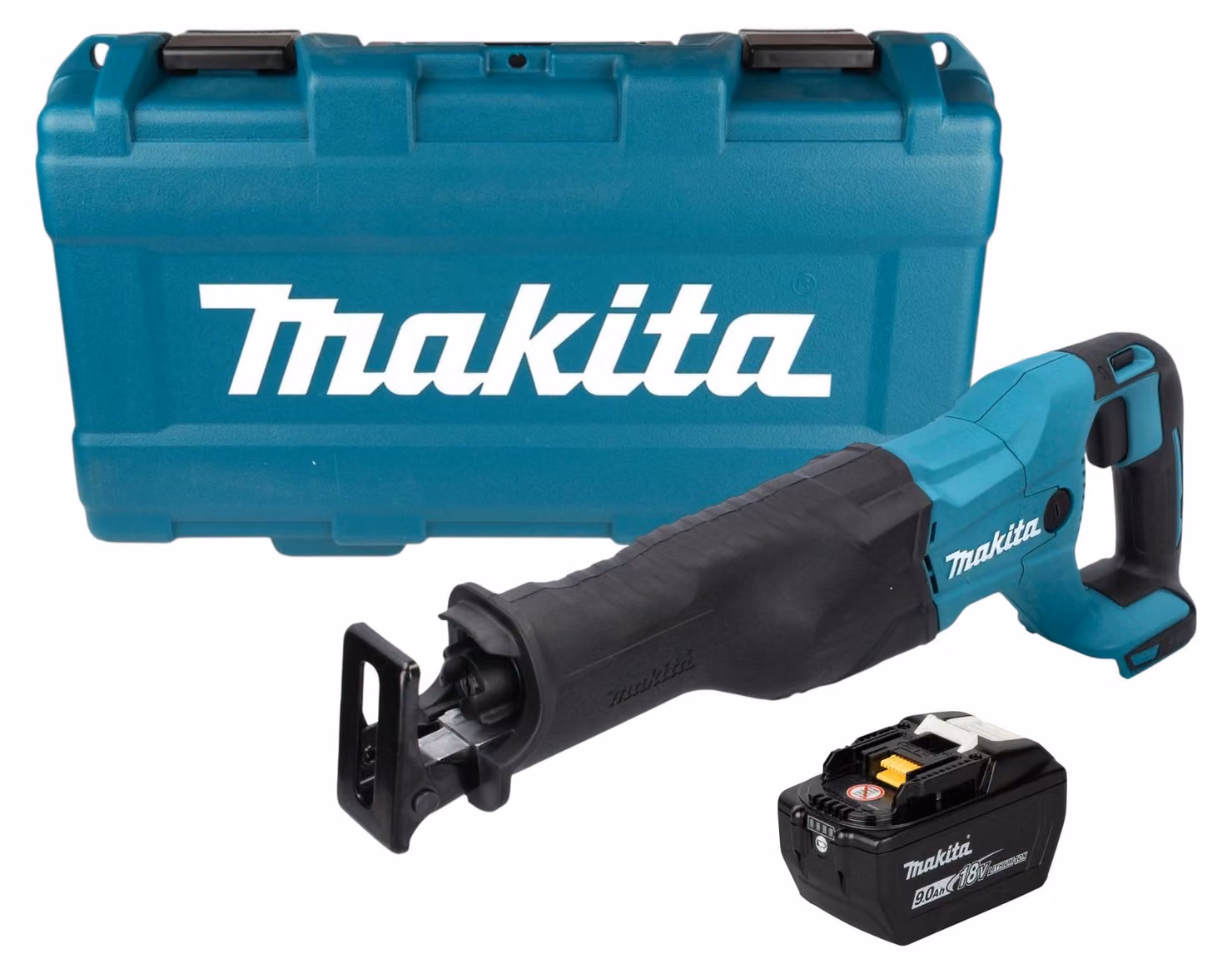 Makita DJR 186 ZK Sega alternativa a batteria 18 V + 1x batteria 9,0 Ah + valigetta - senza caricabatterie