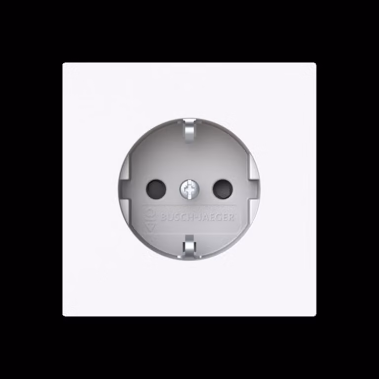 Prese elettriche BUSCH JAEGER, modello SCHUKO 20 EUCB-F-44G, linea Safety+