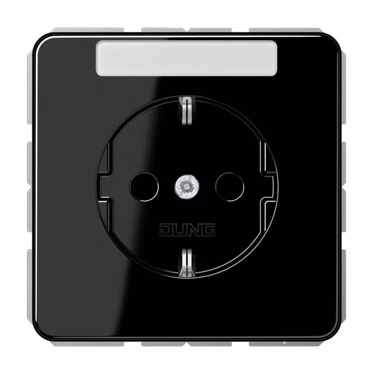 Jung CD1520BFKINASW Presa SCHUKO® 16 A 250 V ~ nera