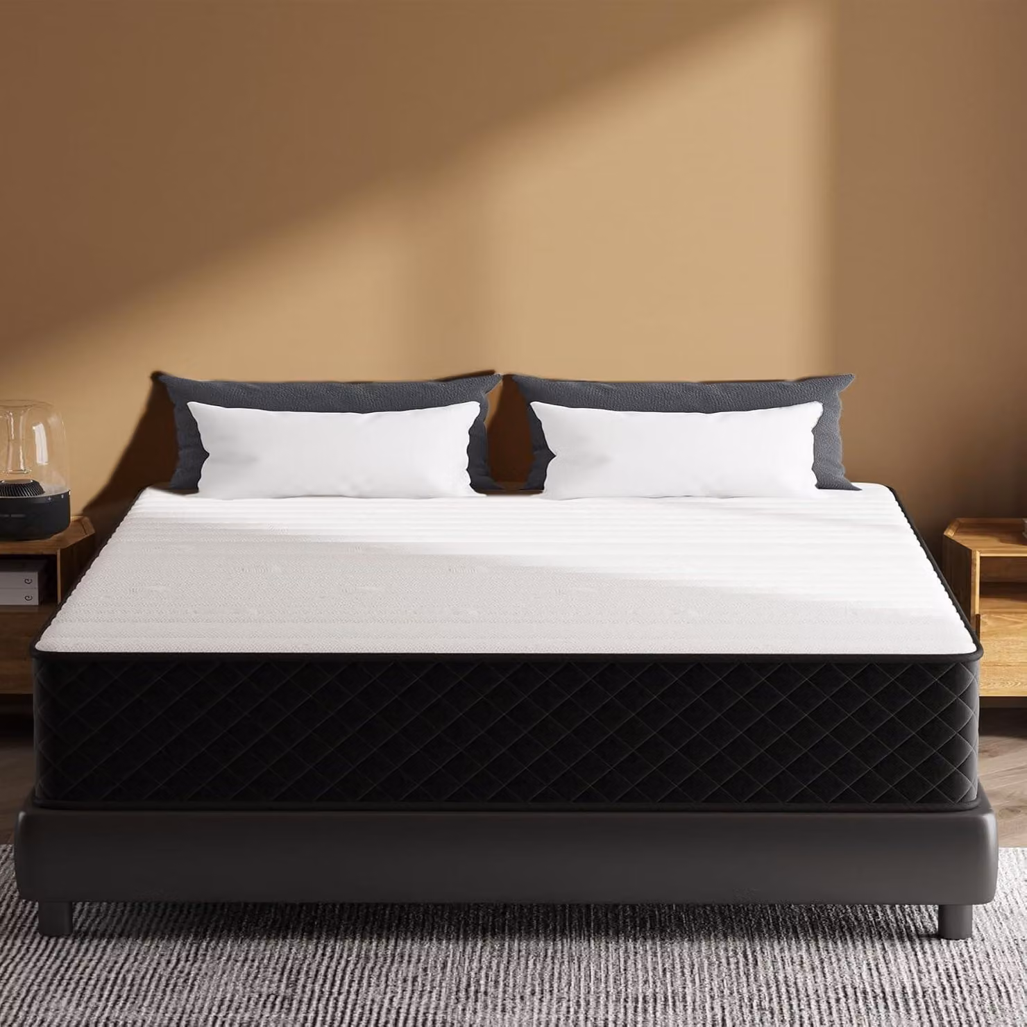 Materasso singolo - Materasso per letto singolo - Materasso per bambini - Materasso in schiuma fredda - Materasso a molle insacchettate