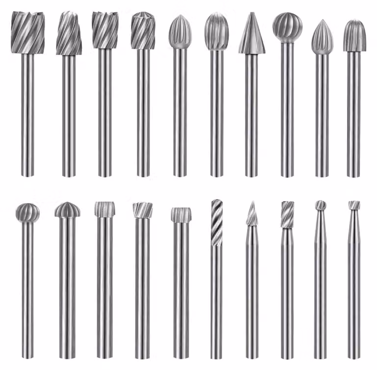 Solidchoice - Set di utensili per lavorazione del legno, composto da 20 pezzi, compatibile con Dremel