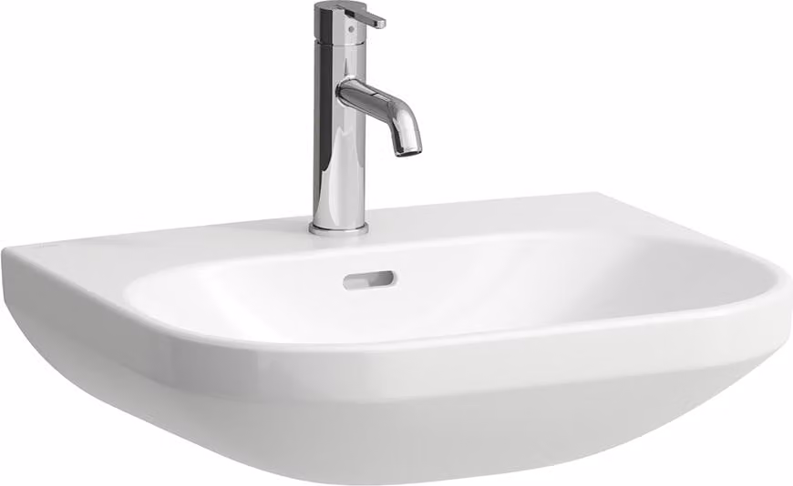 LAUFEN LUA lavabo, 1 trou pour robinet, avec trop-plein, 550x460mm, H8110814001041, H8110814001041