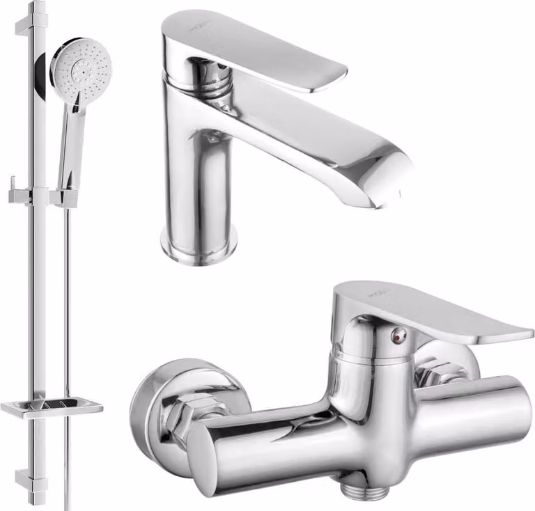Mexen Pecos DQ40 set doccia, cromo - 72704DQ40-00