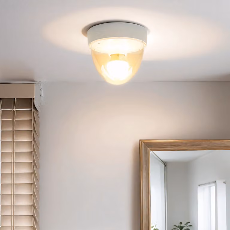 Lampada da bagno IP44 E27 Bianco Lampada da bagno moderna