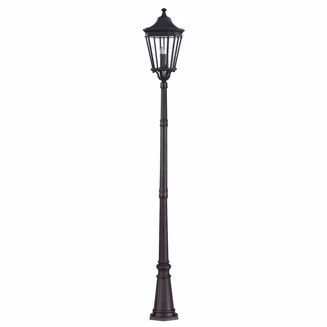Lampada da 257 cm Cotswold Lane 3xE14 nera Feiss FE-COTSLN5-L-BK