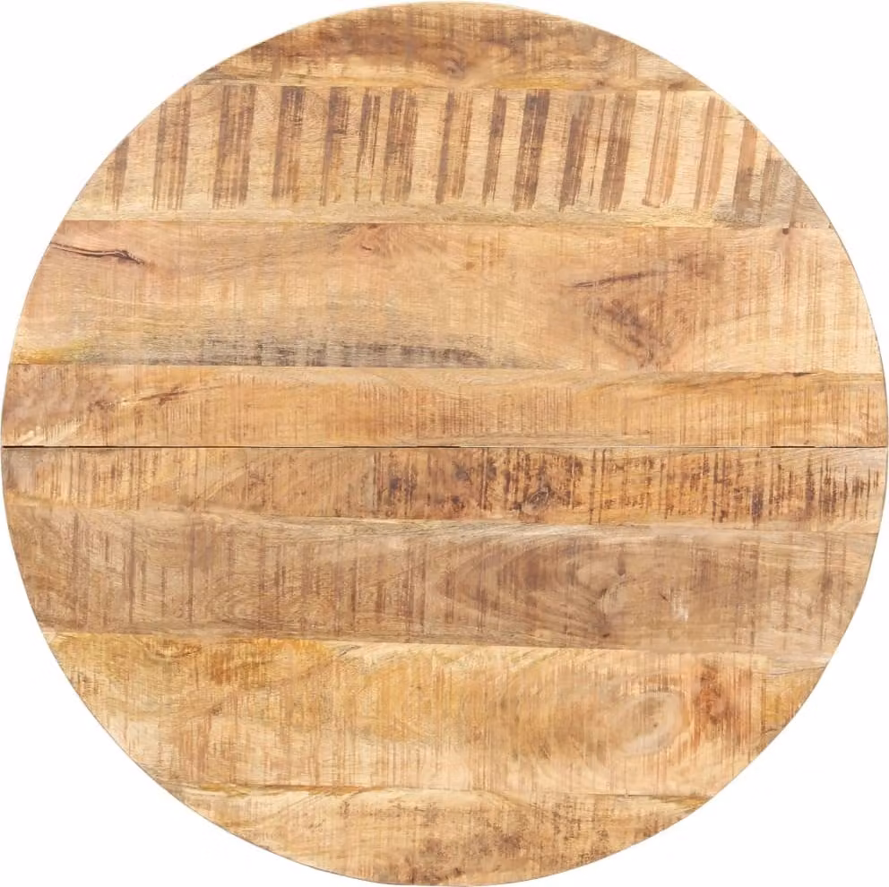 vidaXL Tavolo da pranzo 80 cm Legno di mango grezzo