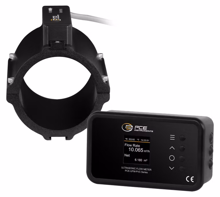 PCE Instruments: Misuratore di portata da incasso PCE-UFM 65PVC