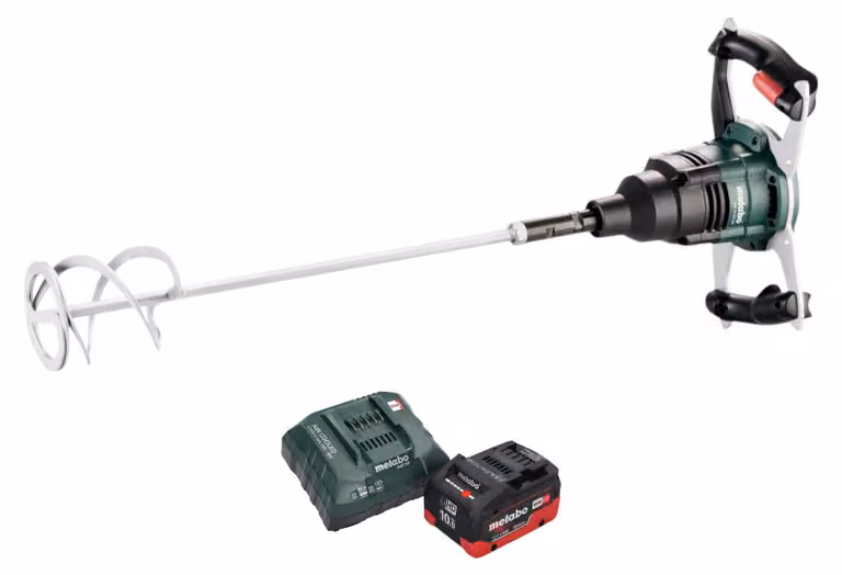 Metabo RW 18 LTX 120 Agitatore a batteria 18 V 40 l capacità di miscelazione 1x batteria LiHD 10,0 Ah + caricatore