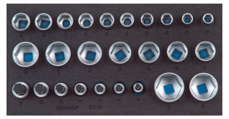 Modulo utensili CT1/3 con chiave a bussola esagonale Gedore | 4010886895191