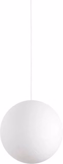 Lampada a sospensione in carta Ideal-Lux Sp1 D30 bianca
