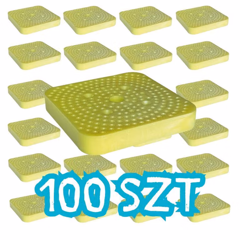 Tamponi di montaggio SOLID fino a 10 tonnellate 100x100 mm spessore 15 mm 100 pezzi